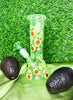Neon Avocado 8in Glass Water Pipe/Bong