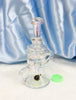 Clear Iridescent Crystal Glass Reclaimer Recycler Water Pipe/Dab Rig
