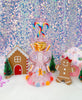 Pink Let’s Get Baked Gingerbread Glass Water Pipe/Dab Rig