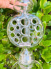 Diamond Glass 18in Swiss Perc Glass Water Pipe/Dab Rig is