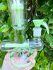 Milky Green 16 Inch Triple Perc Glass Water Pipe/Dab Rig