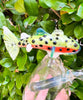 Izzy The Glassblower Rainbow Trout Heady Glass Water Pipe/Dab Rig