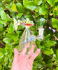 Izzy The Glassblower Rainbow Trout Heady Glass Water Pipe/Dab Rig