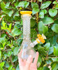 Amber Crystal Glass Vase Water Pipe/Bong