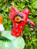 Red Rooster Glass Water Pipe/Dab Rig