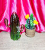 Summer Vibes Cactus Glass Water Pipe/Dab Rig