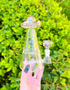 Pink UFO Spaceship Glass Water Pipe/Dab Rig