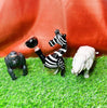 Zonked Zebra Glass Water Pipe/Dab Rig