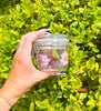 Purple Dried Floral Stash Jar