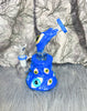 Black Eyeballs Monster Glow In The Dark Glass Water Pipe/Dab Rig