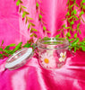 Pink Dried Floral Stash Jar