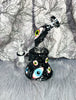 Black Eyeballs Monster Glow In The Dark Glass Water Pipe/Dab Rig
