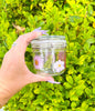 Purple Dried Floral Stash Jar