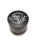Herb Grinder White Font Black StayLit Custom Spice Grinder 4 Piece 55mm W/ Cleaning Tool