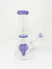 Cute Heart 8in Heart Perc Glass Water Pipe/Bong