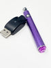 510 Threaded Battery Lavender Glitter Purple Crystal Starter Kit