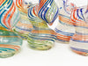 Swirl Double Chamber Glass Hand Pipe/Bubbler