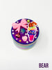 Rainbow Herb Grinder Rainbow Swarovski Crystal Dog Custom 4 Piece 55mm W/ Cleaning Tool