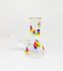 Rainbow Daisy 5.5in Glass Beaker Water Pipe/Bong