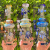 Fumed Honey Drip Beehive 10in Glass Water Pipe/Rig