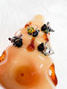 Honey Beehive Glass Hand Pipe
