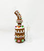Angry Gingerbread Man Fiend Bent Neck Glass Water Pipe/Rig