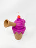 Fuchsia Purple Silicone Ice Cream Cone Water Pipe/Bong
