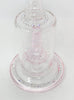 Opal Holographic StayLit Crystal 9in Bent Neck Glass Water Hand Pipe/Dab Rig