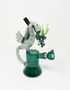 Smoked Dragon Recycler Glass Water Pipe/Dab Rig