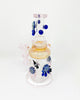 Fumed Honey Drip Beehive 10in Glass Water Pipe/Rig