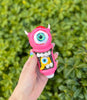 Little Pink Monster Glass Hand Pipe