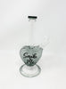 Candy Heart Glass Water Hand Pipe/Dab Rig