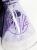 StayLit Purple Glitter Straight Neck Glass Water Pipe/Rig