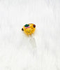 Amber Kawaii Pineapple 14mm Glass Bowl