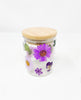 Purple Dried Floral Stash Jar
