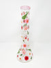 Pink Dried Floral 18 inch Glass Water Pipe/Bong