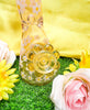 Retro Pink Daisies Glass Water Pipe/Bong