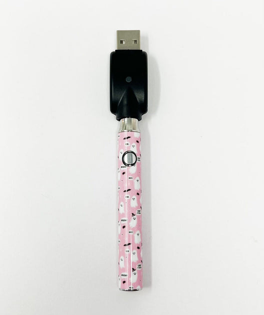 Hello Kitty Vape Battery Pink Ghosts 510 Threaded Battery Starter Kit | StayLit Design Hello Kitty Vape Battery Pink Ghosts 510 Threaded Battery Starter Kit | StayLit Design