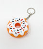 Donut Silicone Hand Pipe Keychain