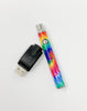 510 Threaded Battery Tie Dye Hippie Colored Crystal Bottom Starter Kit