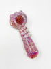 Red Coral Knuckle Glass Hand Pipe