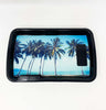 California Palm Trees LED Rolling Tray Featuring 7 Colors and Party Mode