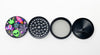 Alien Space Attack Herb Grinder Custom Black Spice Grinder 4 Piece 55mm W/ Cleaning Tool