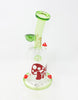 Green Mushrooms Fairy Swarovski Crystal Water Pipe/Dab Rig