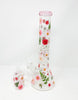 Pink Dried Floral 18 inch Glass Water Pipe/Bong