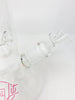 Pink StayLit 10in Beaker Glass Water Pipe/Bong