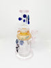Fumed Honey Drip Beehive 10in Glass Water Pipe/Rig