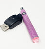 510 Threaded Battery Light Pink Glitter Pink Crystal Starter Kit
