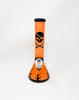 Orange Skull and Bones Water Pipe/Bong