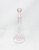 StayLit Pink 3 Chamber Recycler Glass Hand Pipe/Dab Rig